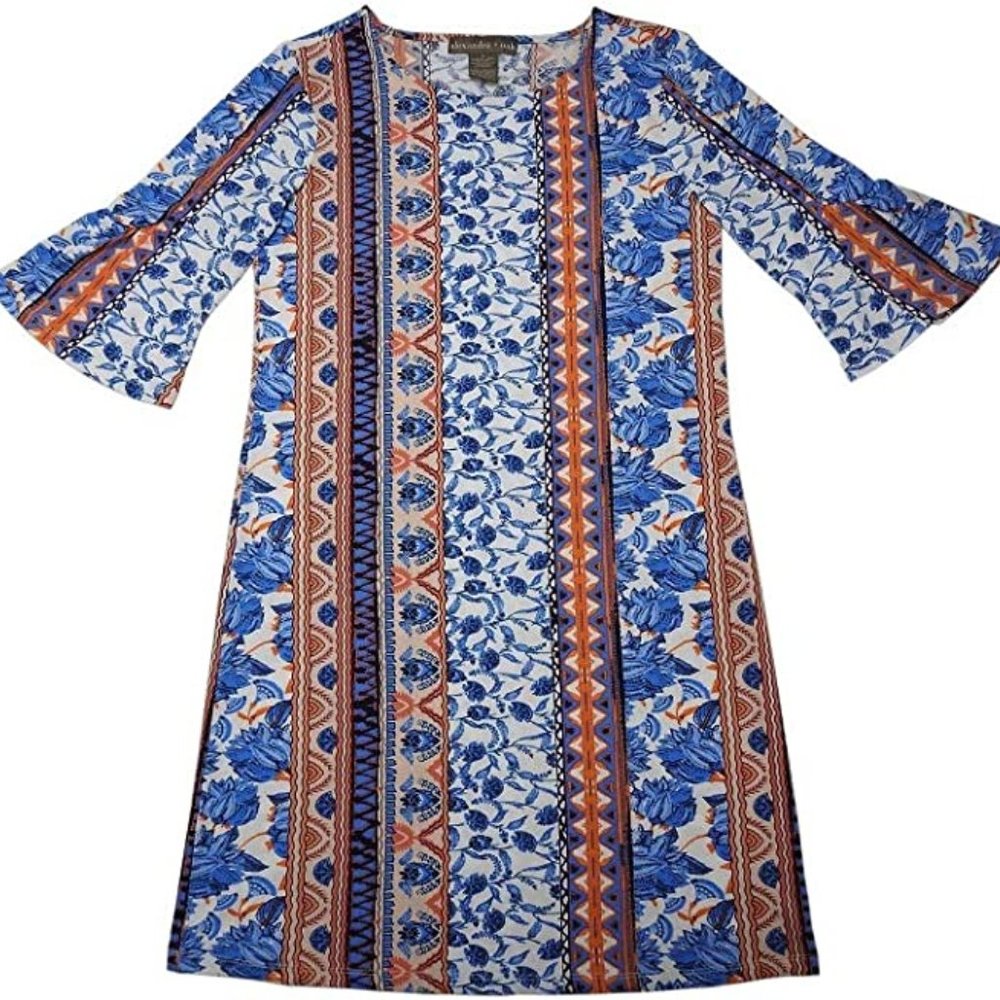 Alexandra+Oak Boat Neck Elbow Sleeve Dress - Size Small NWT - Picture 1 of 1